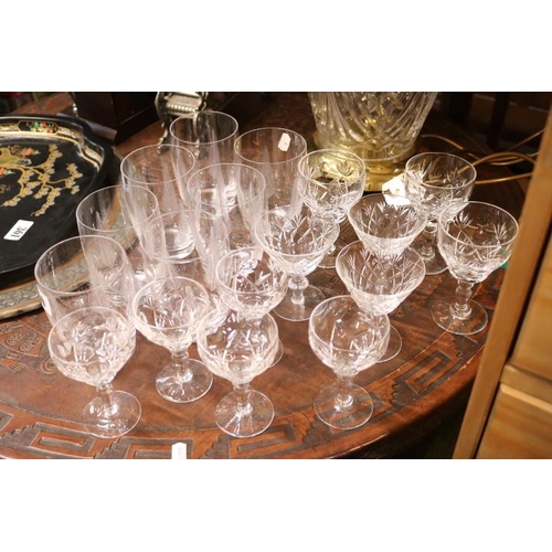 359 - Collection of Stuart Crystal glasses and other glassware