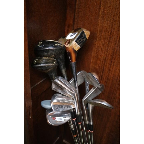 371 - Collection of Golf Clubs to include Bruce Devlin