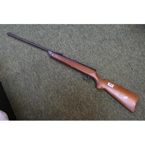 383 - BSA Vintage Pellet Rifle walnut stock