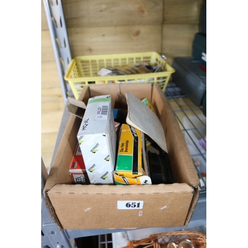 651 - 2 Boxes of assorted tool parts