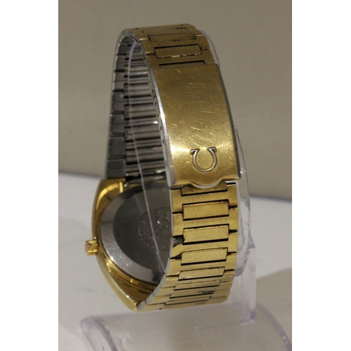 519j - Omega Seamaster Automatic Day Date Gold Plated Watch 1970's. Omega Seamaster automatic Day Date gold... 