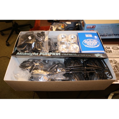 3 - Boxed Tamiya Midnight Pumpkin Black Edition with assorted parts