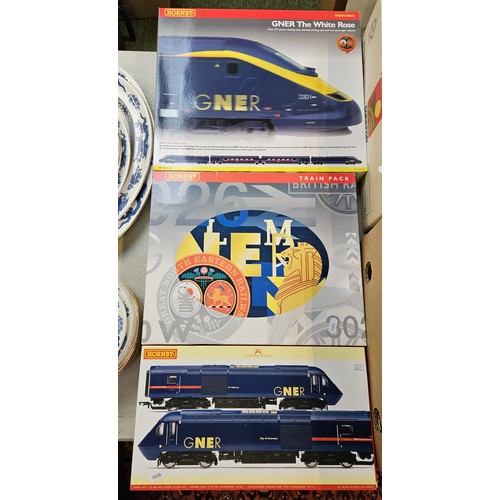 267 - Collection of Hornby OO Gauge Locomotives boxed and a Boxed GNER The White Rose Train Pack