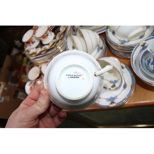 183 - Large Collection of Tea and Dinnerware to include Grosvenor China Harrods retailed service, Shelley,... 