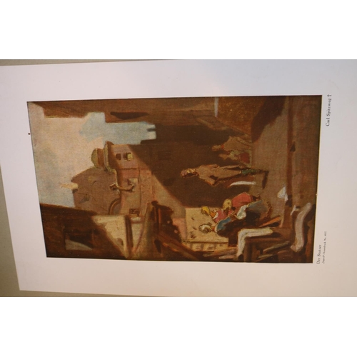 202 - Folio of Karl Spitzweg 1808-1885 and a Album of French and European postcards