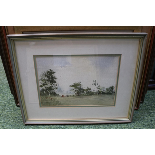 248 - Collection of assorted Framed Watercolours and Pictures to include Cecil Hodgkinson St Michaels Moun... 