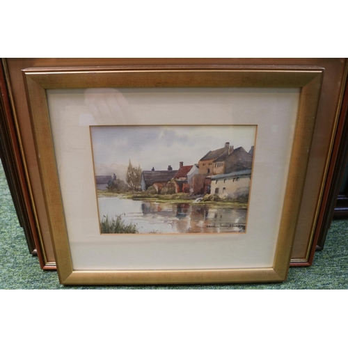 248 - Collection of assorted Framed Watercolours and Pictures to include Cecil Hodgkinson St Michaels Moun... 