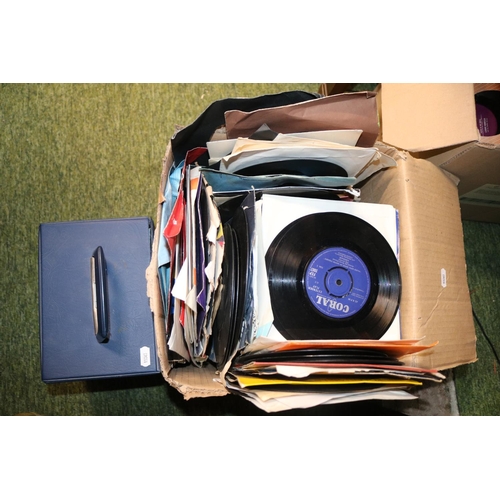 374 - 2 Boxes of assorted Vinyl Singles to include The Platters, Lonnie Donnegan etc.