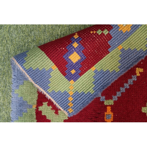 38 - Colourful Vintage Wool Rug