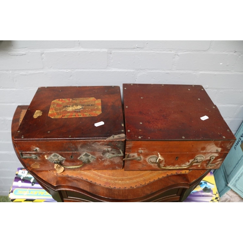 42 - Whyte Thomson & Co of Glasgow Sextant in fitted box and another Sextant Hezzanith