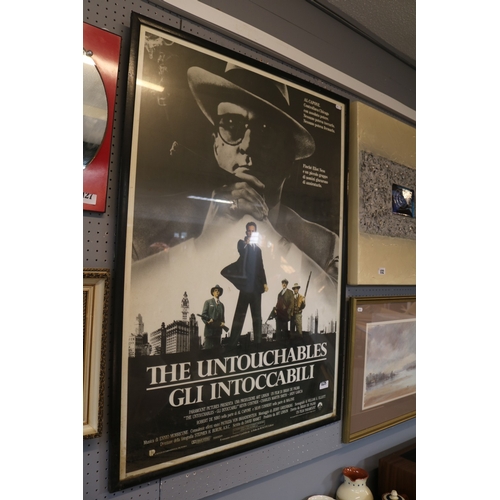 128 - Large Framed Film Poster The Untouchables