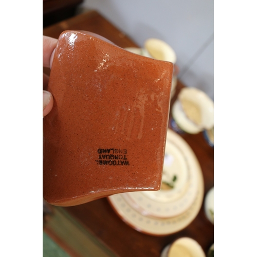 129 - Collection of Mottoware to include Ewers, Teapot, plates etc.