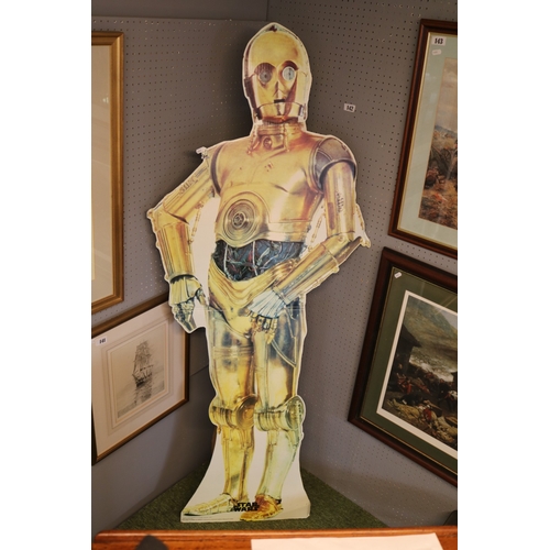 142 - Life size C3PO Cardboard cut out