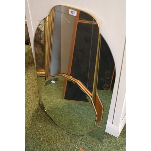 157 - Collection of Mid Century and other mirrors