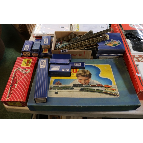159 - Boxed Hornby Dublo Electric Train EDP15 Passenger Train Silver King, Boxed Breakdown Crane 4620 and ... 