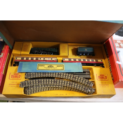 159 - Boxed Hornby Dublo Electric Train EDP15 Passenger Train Silver King, Boxed Breakdown Crane 4620 and ... 