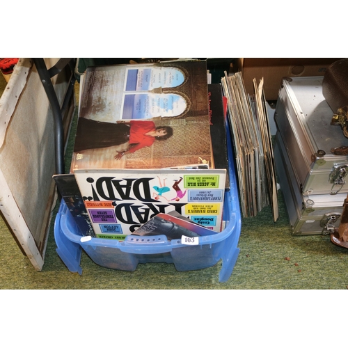 163 - Collection of assorted Vinyl Records to include to include Charlie Kunz, Barry Manilow etc.