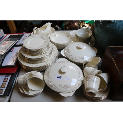 166 - Royal Doulton Diana pattern dinner set