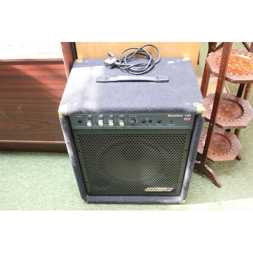 37 - Carlsbro Bassline 100 Amp with lead