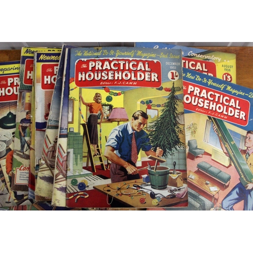 122 - Collection of 1950's Practical Householder Magazines.
