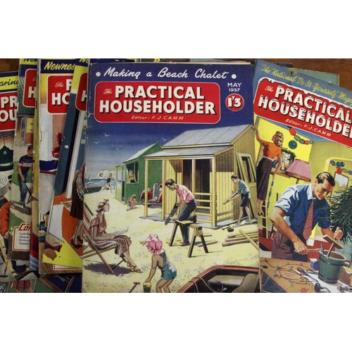 122 - Collection of 1950's Practical Householder Magazines.