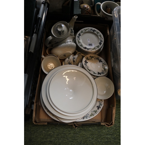 185 - Royal Doulton Burgundy pattern