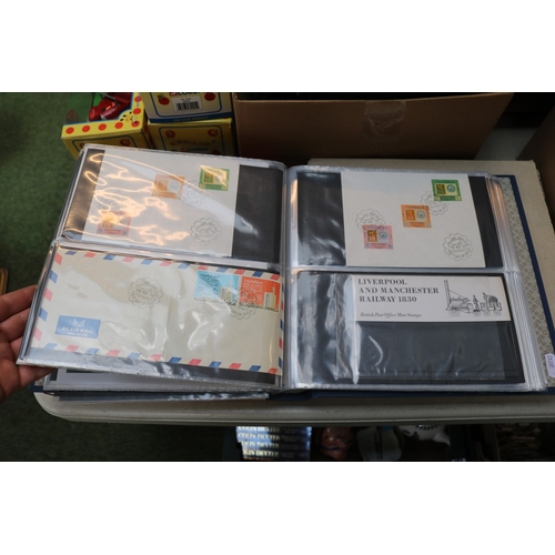 188 - Album of First Day Covers and Stamp albums