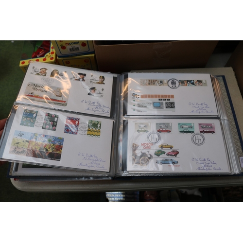 188 - Album of First Day Covers and Stamp albums