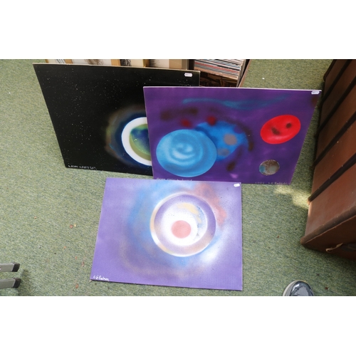 220 - L G Bulman & Leon Godfrey and another Abstract Painting