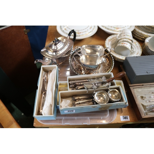 221 - Collection of Silver plated tableware and Flatware