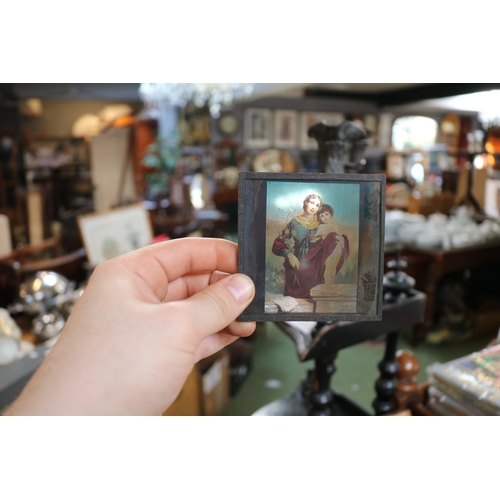 237 - Collection of assorted Magic Lantern slides to include Religious, Comical etc.