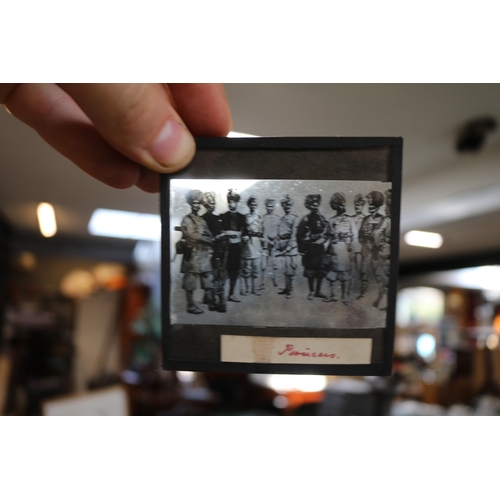 237 - Collection of assorted Magic Lantern slides to include Religious, Comical etc.