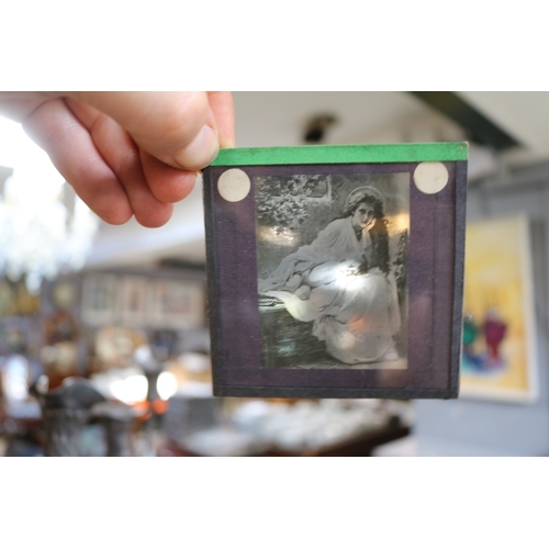 237 - Collection of assorted Magic Lantern slides to include Religious, Comical etc.