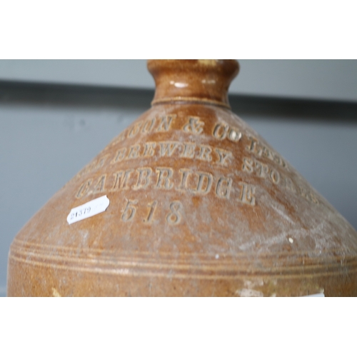 28 - 2 Stoneware Flagons to include John Lee of Bennett Street and E.Lacon & Co Ltd of Albion Brewery Sto... 