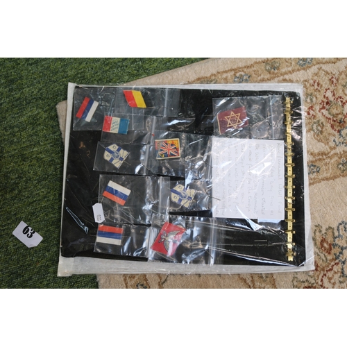 66A - Collection of 10 WW1 Fund Raising Flags WW1 Field Post Censor postcards and a WW1 Jarrdos Fund Raisi... 