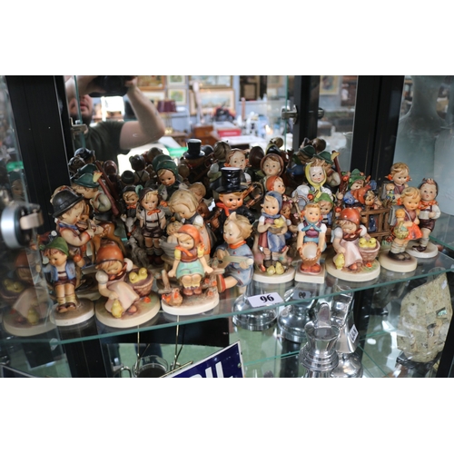 96 - Large collection of Hummel figures