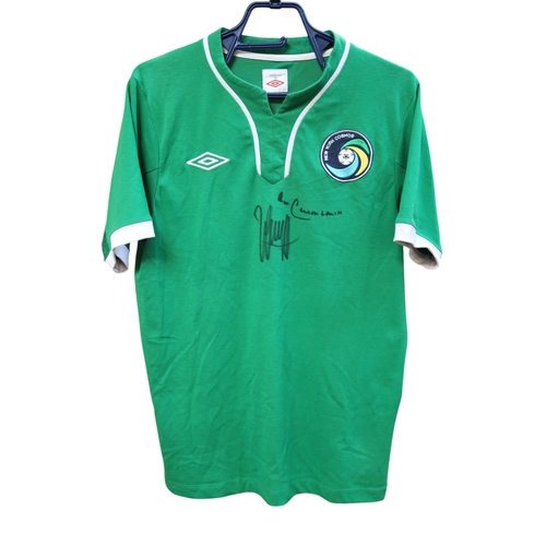 Umbro NEW YORK COSMOS ユニタイプシャツ　XXL新品未使用 NY COSMOS DUAL SIGNED JERSEY BY JOHAN CRUYFF AND FRANZ BECKENBAUER