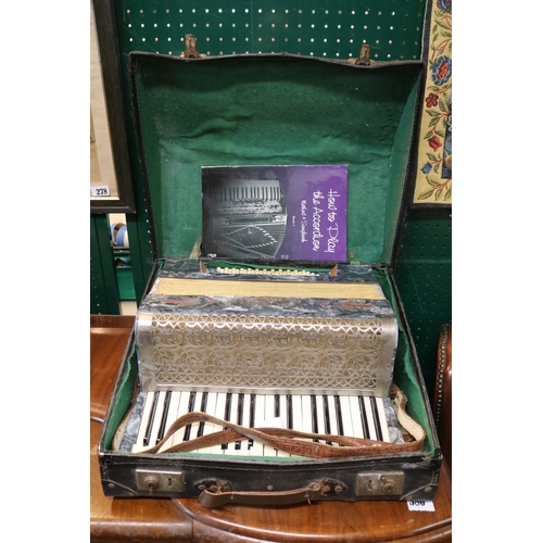 122 - Cased Toscanelli Piano Accordion
