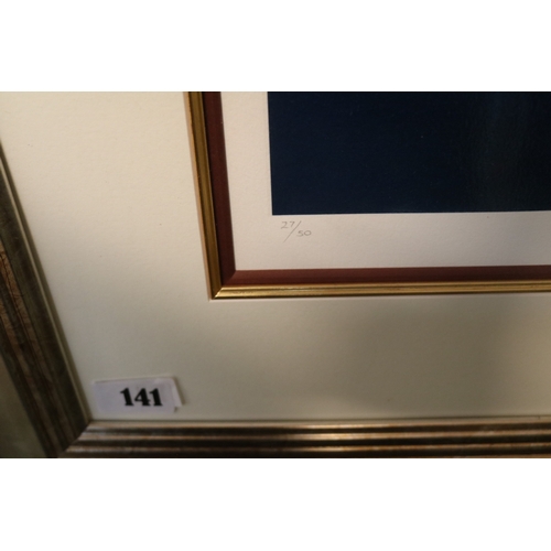 141 - Ibanez, Venetian Masquerade Female Nude Print Limited Edition  29 of 50 with COA £1125. 95 x 60cm