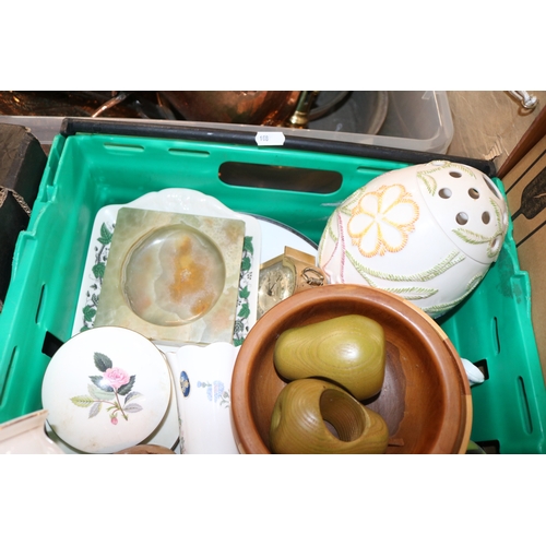 161 - Crate of assorted Ceramics to include Tuscan, Aynsley etc.