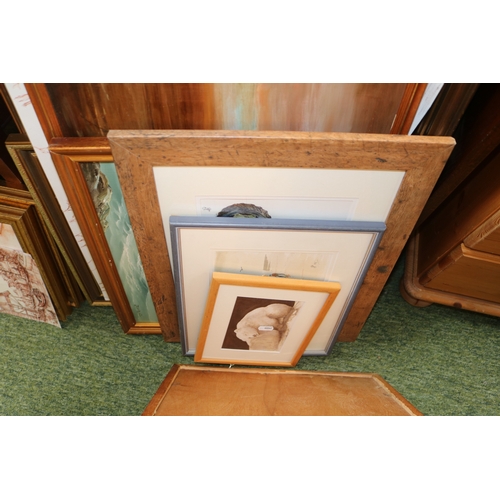 210 - Large collection of assorted Pictures and prints to include Pete Sinfield