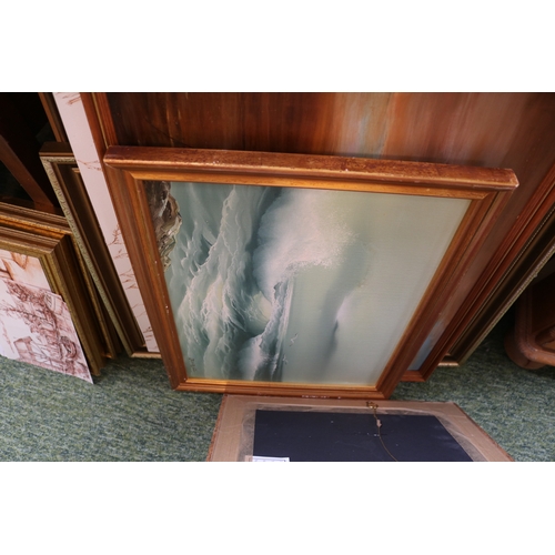 210 - Large collection of assorted Pictures and prints to include Pete Sinfield