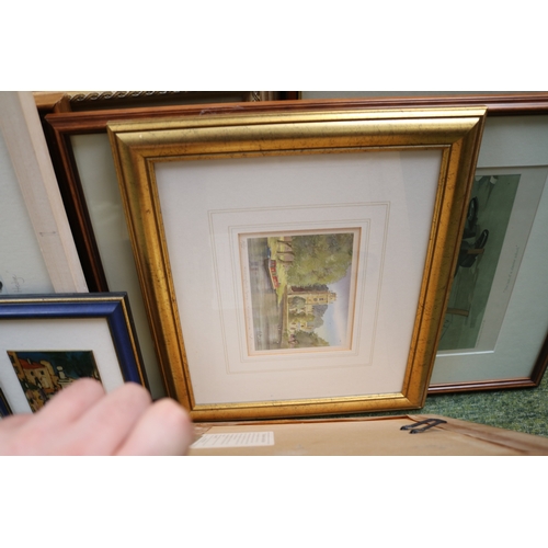 234 - Large collection of assorted Watercolours and pictures to include Hilary Mayers, William Russell Fli... 