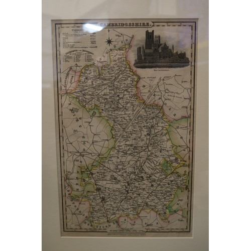 176 - Pigot & Co London c1830 Map of Cambridgeshire.