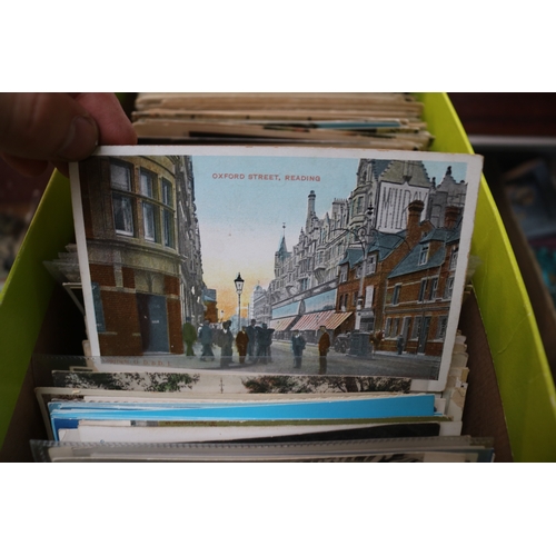 60 - Box of assorted Topographical postcards