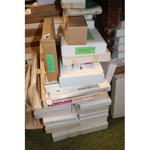 Large collection of assorted boxed Airplane models to include Merlin ...