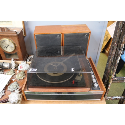 Deccasound 1203 Record Deck and matching speakers