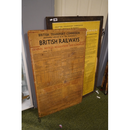 160 - British Transport Commission, British Railways General Notice  Regulations and Conditions and anothe... 