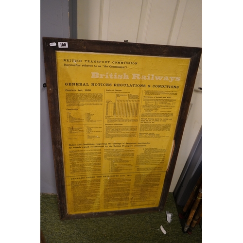 160 - British Transport Commission, British Railways General Notice  Regulations and Conditions and anothe... 
