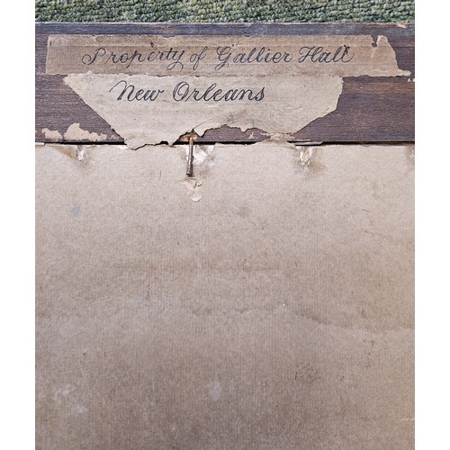 419 - War of 1812 Battle of New Orleans Interest; British 1812 Shako plate and US Shako Plate Framed 'Batt... 